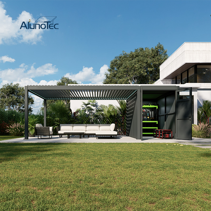 Backyard Pergola Storage