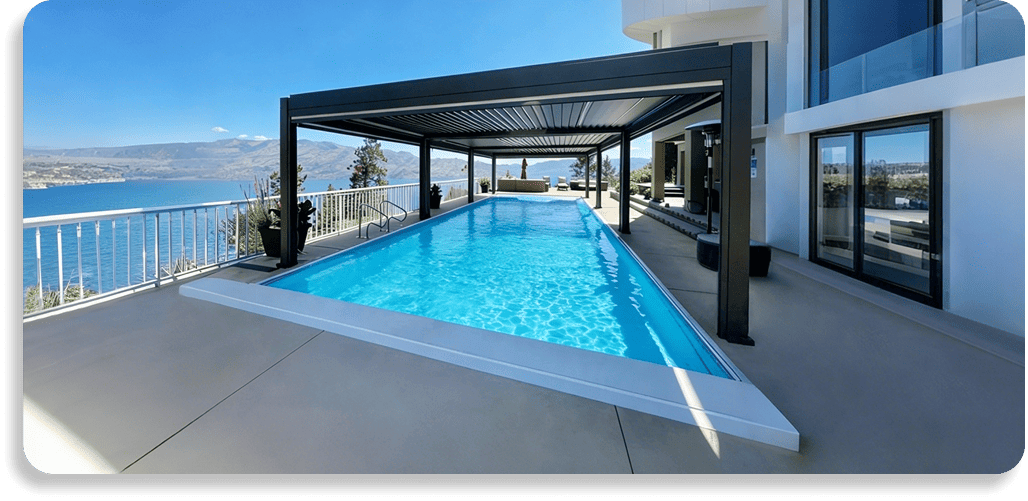 Poolside Relaxation Pergola