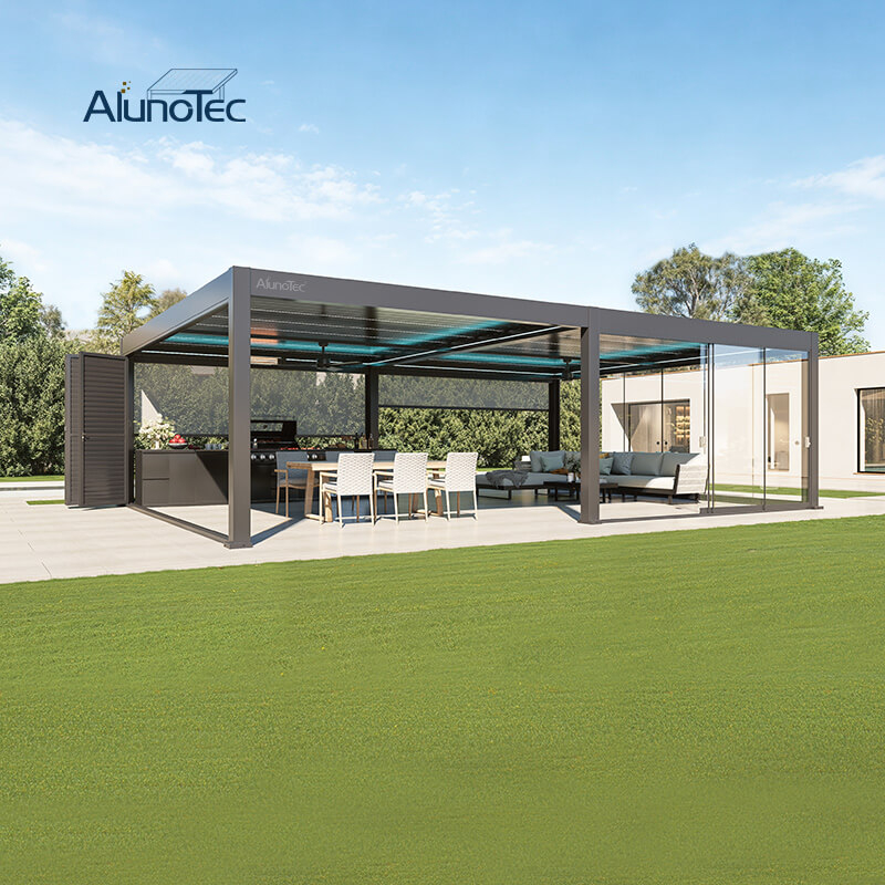 AlunoTec Custom Louvered Pergola for Outdoor Living