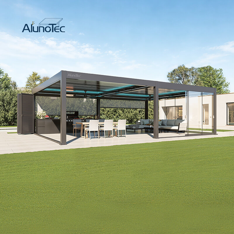 AlunoTec Custom Louvered Pergola for Outdoor Living