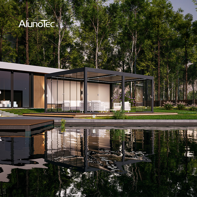 AlunoTec New Wholesale Modular 6063 T6 Aluminum Pergola System for Bulk Outdoor Projects