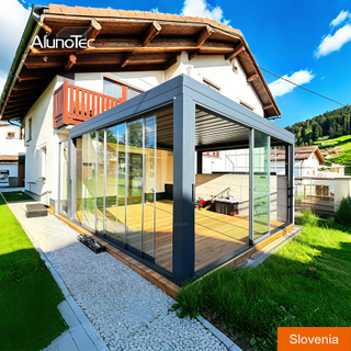 AlunoTec Custom Electric Bioklimatska Pergola Slovenia