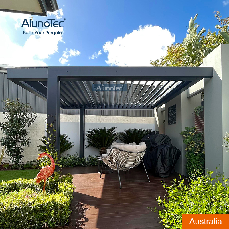 AlunoTec Louvred Opening Roof Pergola for Australia