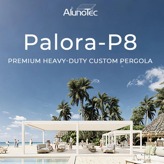 AlunoTec New Easy to Install Heavy-Duty Custom Motorized Pergola