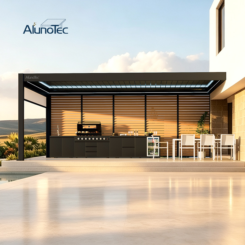 AlunoTec Custom Louvre Awning Aluminum Pergola for South Africa