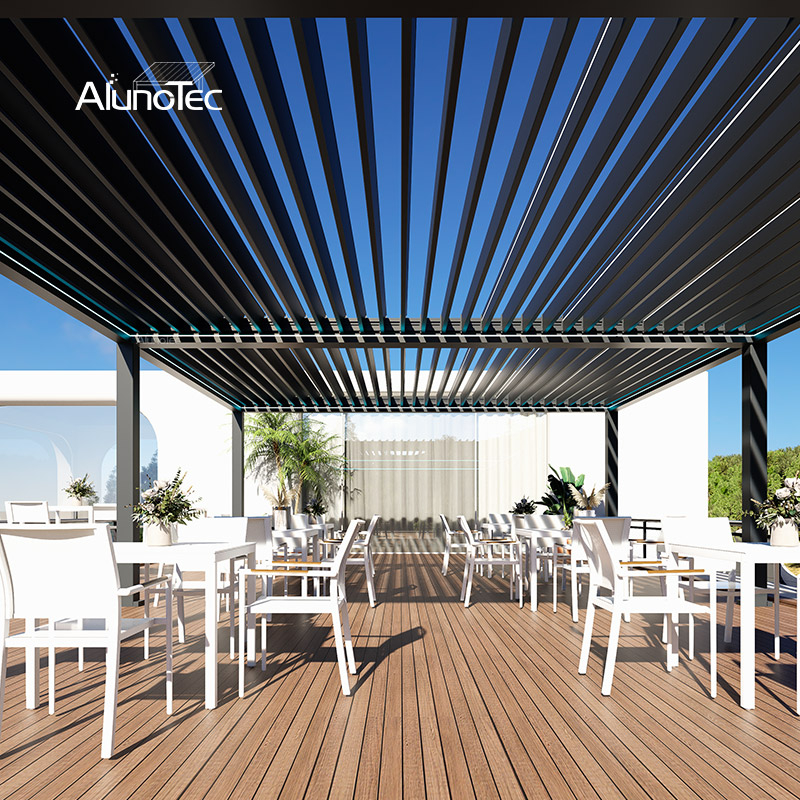 AlunoTec Commercial-Grade Restaurant Hotel Coffee Shop Pergola