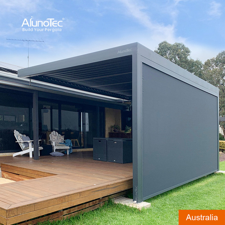 AlunoTec Louvred Opening Roof Pergola for Australia