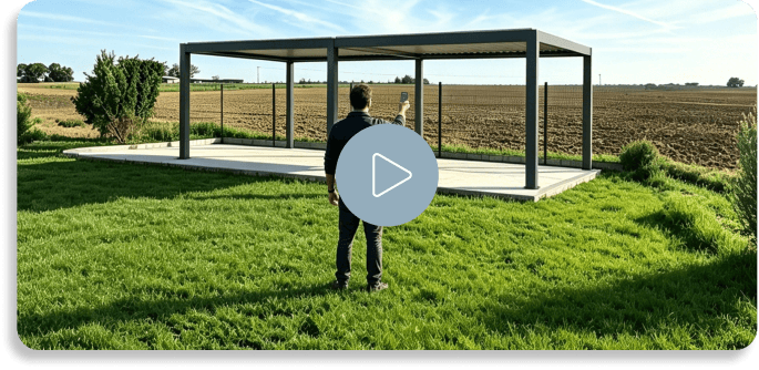 remote control pergola