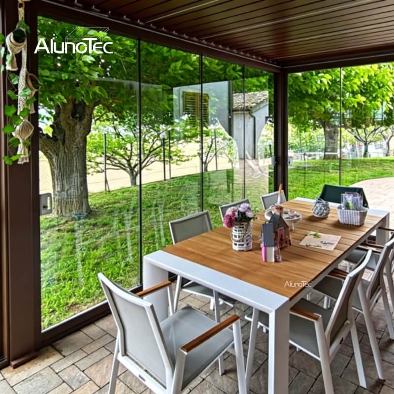 AlunoTec Custom Motorized Pergola Bioclimatica for Italy
