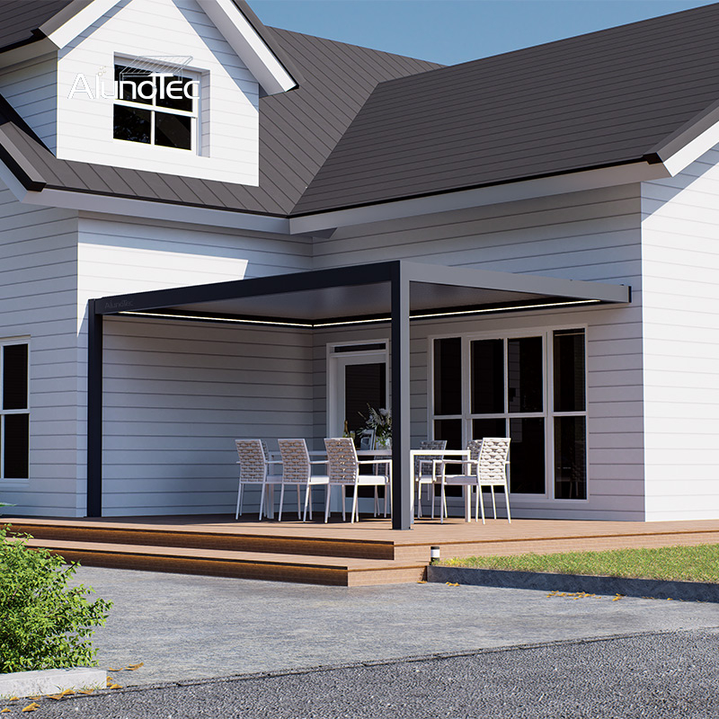 AlunoTec New Wholesale Modular 6063 T6 Aluminum Pergola System for Bulk Outdoor Projects