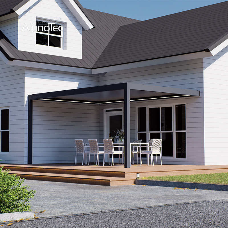 AlunoTec New Wholesale Modular 6063 T6 Aluminum Pergola System for Bulk Outdoor Projects