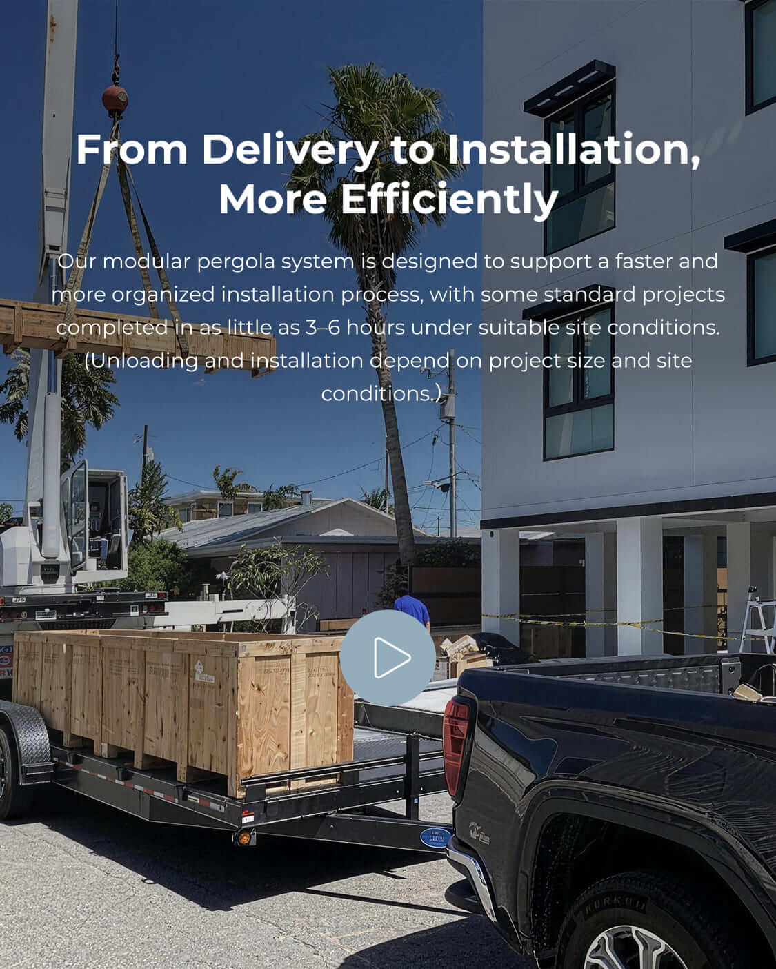 install pergola